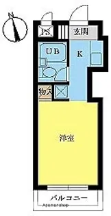 スカイコート西川口【4階】の間取り