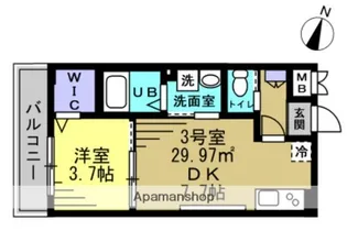SAI【3階】の間取り