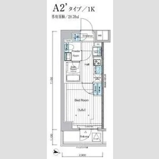 MAXIV川口青木【6階】の間取り
