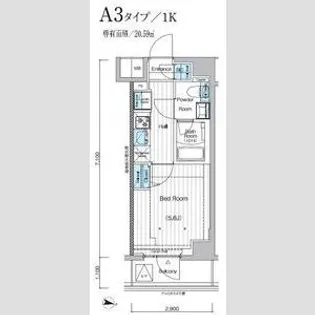 MAXIV川口青木【5階】の間取り