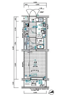 メインステージ和光【309号室号室】の間取り