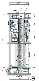 メインステージ和光【408号室号室】の間取り