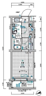 メインステージ和光【310号室号室】の間取り