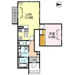 contadino(コンタディーノ)【1階】の間取り