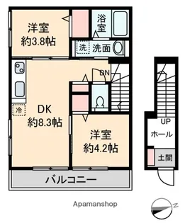 パークハイム【2階】の間取り