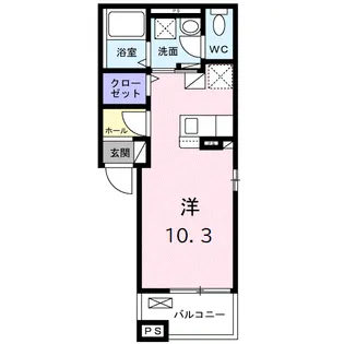 浜崎4丁目アパート【2階】の間取り