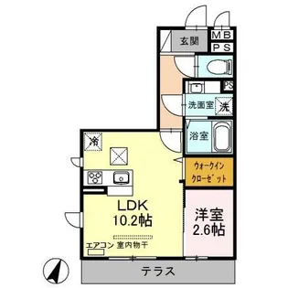 オークビレッジ5【1階】の間取り