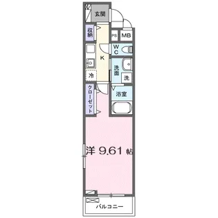 ル・ボワ【3階】の間取り