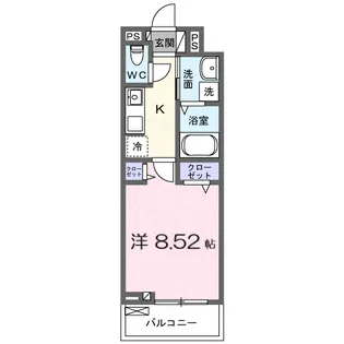 ル・ボワ【3階】の間取り