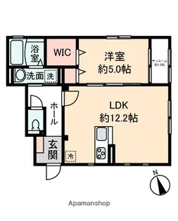 SANCTBELLE COURT【101号室】の間取り