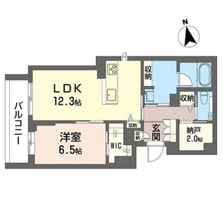 アルバハウス【303号室号室】の間取り