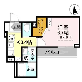 ソラリア【3階】の間取り