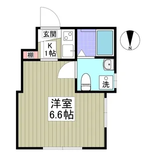 フォルテ西川口【101号室】の間取り