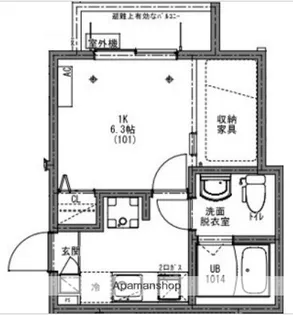 KEIAI RESIDENCE 西浦和【2階】の間取り