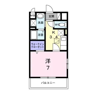 リッシュ【1階】の間取り