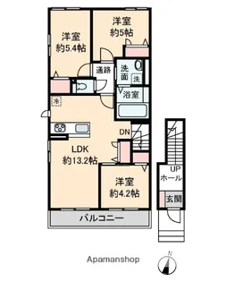 エルツⅠ【201号室】の間取り