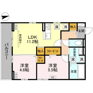 LA DOUCEUR戸田公園【1階】の間取り