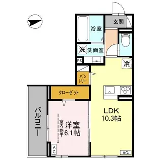 LA DOUCEUR戸田公園【3階】の間取り