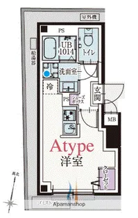 B’CASA川口青木【101号室】の間取り
