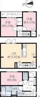 ベルリード【3階】の間取り