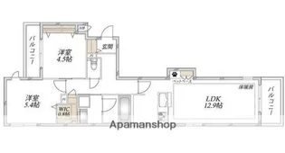 CHALEUR URAWA【3階】の間取り
