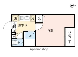 グランクオール西川口NORTH【2階】の間取り