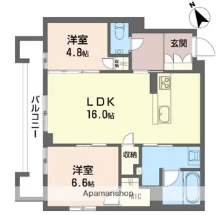 レガリータ【203号室】の間取り