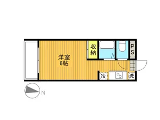 1Kの間取り画像