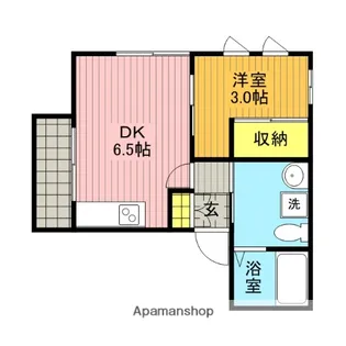 アロア並木【1階】の間取り