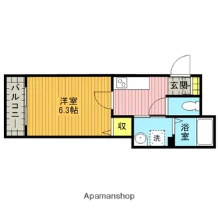 マンション鷹の巣 D棟【1階】の間取り