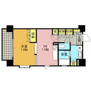 スパシエルクス西川口【4階】の間取り