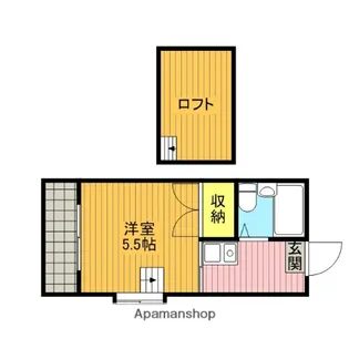 クレスト川口【201号室】の間取り