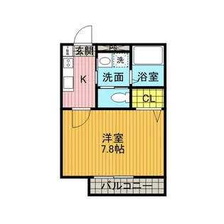 レ・フレール【102号室号室】の間取り