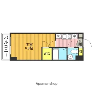 アクシーズタワー川口並木【11階】の間取り