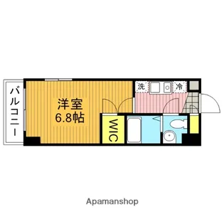 アクシーズタワー川口並木【1101号室】の間取り
