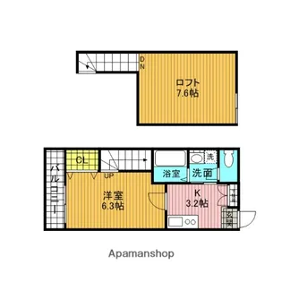 Duo Court西川口【1階】の間取り