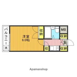 レオパード西川口【202号室】の間取り