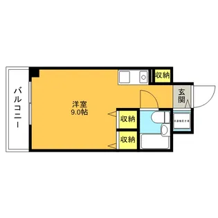 パシフィックソフィート西川口【604号室】の間取り