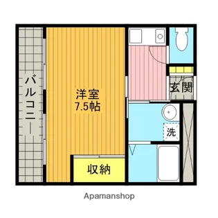 ベルファース川口仲町【303号室】の間取り