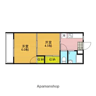 レジデンス西川口【2階】の間取り