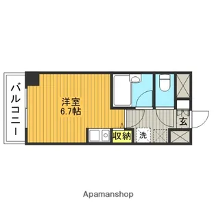 アンセラジオ川口【507号室】の間取り