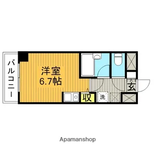 アンセラジオ川口【307号室】の間取り