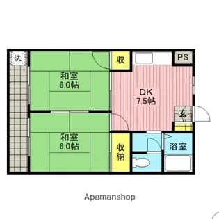 山野ビル【3階】の間取り