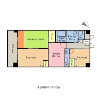 エンリッチF1号【3階】の間取り