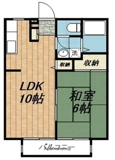 ベルツリー東川口【2階】の間取り