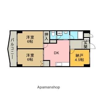 プリーマしみず【202号室】の間取り