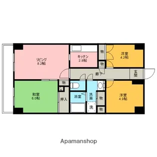 藤重弐番館【2階】の間取り