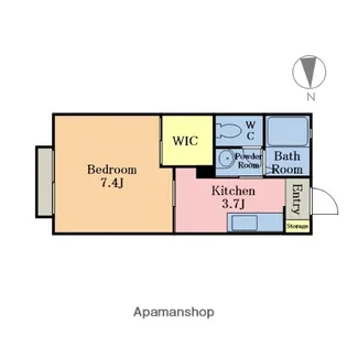 ブライズモル【1階】の間取り