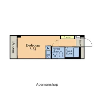 第2イーストサイド【3階】の間取り