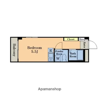 第2イーストサイド【3階】の間取り